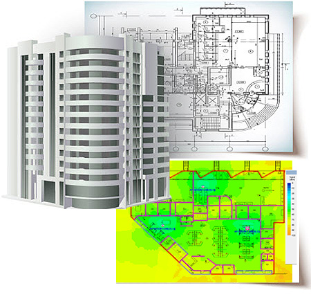 engineering-it-design-of-building-with-heatmap